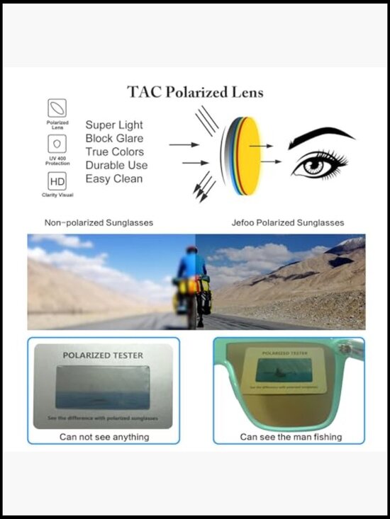 Polarized Square Sunglasses Oversized Fashion Siamese Lens Flat Top Shield main image 4